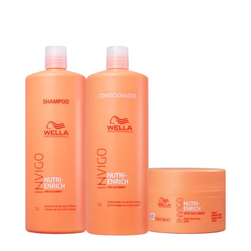 Kit Wella Professionals Invigo Nutri-Enrich Salon Máscara P (3 produtos) Kit Wella Professionals Invigo Nutri-Enrich Salon Máscara P (3 produtos)