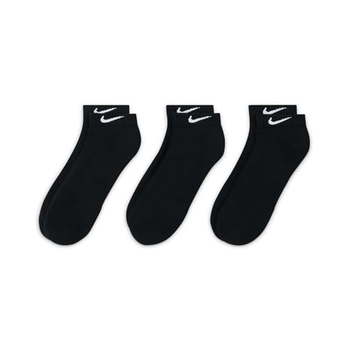Image of Nike Unisex Adult Everyday Cushioned Training Low Socks (3-Pack) | Mens and Womens