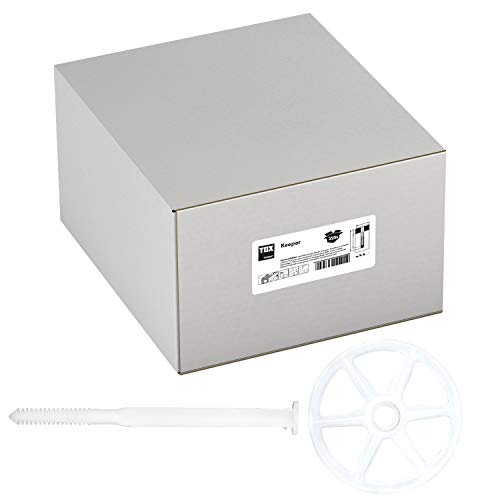 TOX Dämmstoffhalter Keeper 8x160 mm, für Dämmungen bis zu 210 mm, Schlagmontage, beständig gegen Verwitterung, ohne zusätzliches Spreizelement, keine Wärmebrücken, 250 Stück im Karton, 048100061