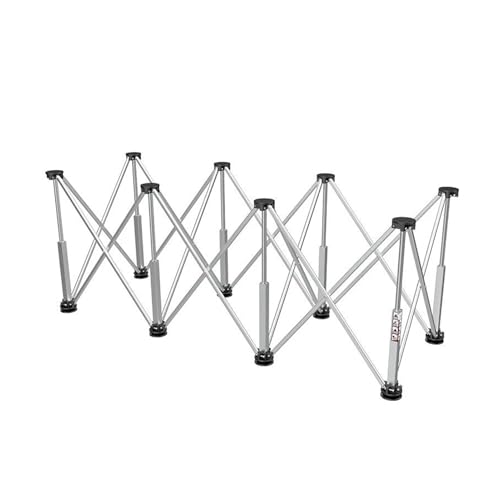 Caballete plegable resistente, banco de trabajo plegable, soporte de acero de altura ajustable, capacidad de 1000 kg para almacenes y fábricas