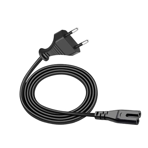 Power Cord Netzkabel 2 polig Replacement for Marshall Acton II 2 III 3 Speaker Stromkabel 2 Prong AC Cable C7 Plug