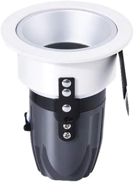 Downlight LED 7W encastrable alu rond pour salon et cuisine