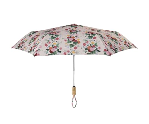 Parapluie de poche Rifle Paper Co automatique et compact avec housse