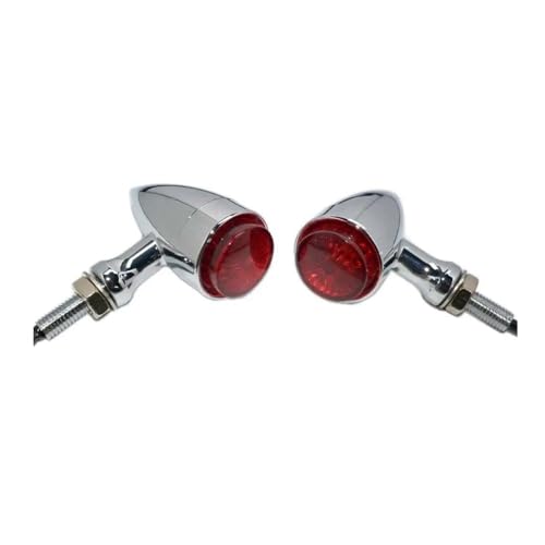 Clignotant pour moto feu de stop LED ambre indicateur aluminium 10mm