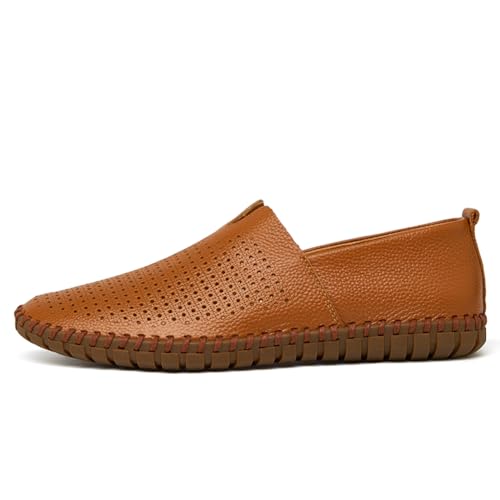 Men's Driving Loafers Leather Casual Slip On Shoes2