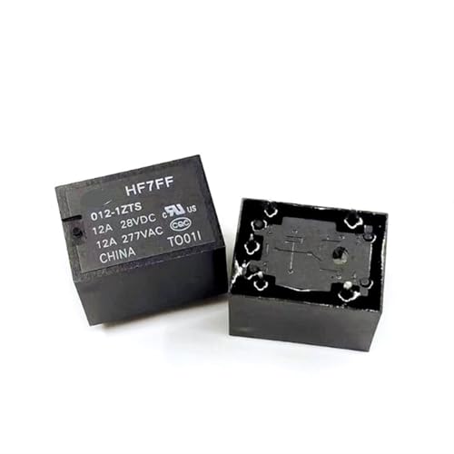 Relais HF7FF 012-1ZTS 12VDC DC12V 12A HF7FF0121ZTS composant électronique 5 broches inverseur