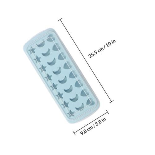 Molde de hielo de silicona con tapa 24 cavidades miniatura 7
