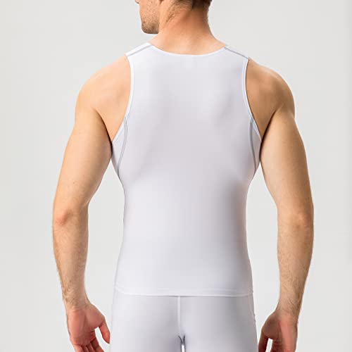 SPVISE 1 or 3 Pack Men's Compression Shirts Sleeveless Tank Top Dry Fit Athletic Workout Sports Running Base Layer Undershirt3