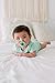 Itzy Ritzy Silicone Pacifiers for Newborn - Itzy Soother Pacifiers Feature Collapsible Handle & Two Air Holes for Added Safety; For Ages Newborn and Up, Set of 2 in Mint & White
