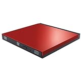 「ロジテック ポータブルDVDドライブ USB3.0 書き込みソフト付 M-DISC対応 レッド LDR-PUE8U3LRD」の画像