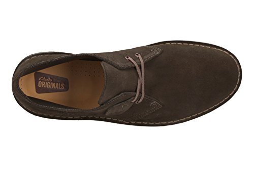 Image of CLARKS Men's Desert Boot Chukka Boot, Black Leather, 13 M US