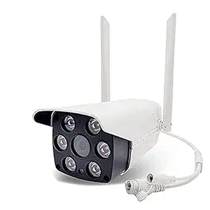 i NEXT Security CCTV Bullet Outdoor Wireless Camera with Motion Detection and Wide Colored Night Vision IP66 Waterproof Two Way Audio Cloud Storage Support SD Card