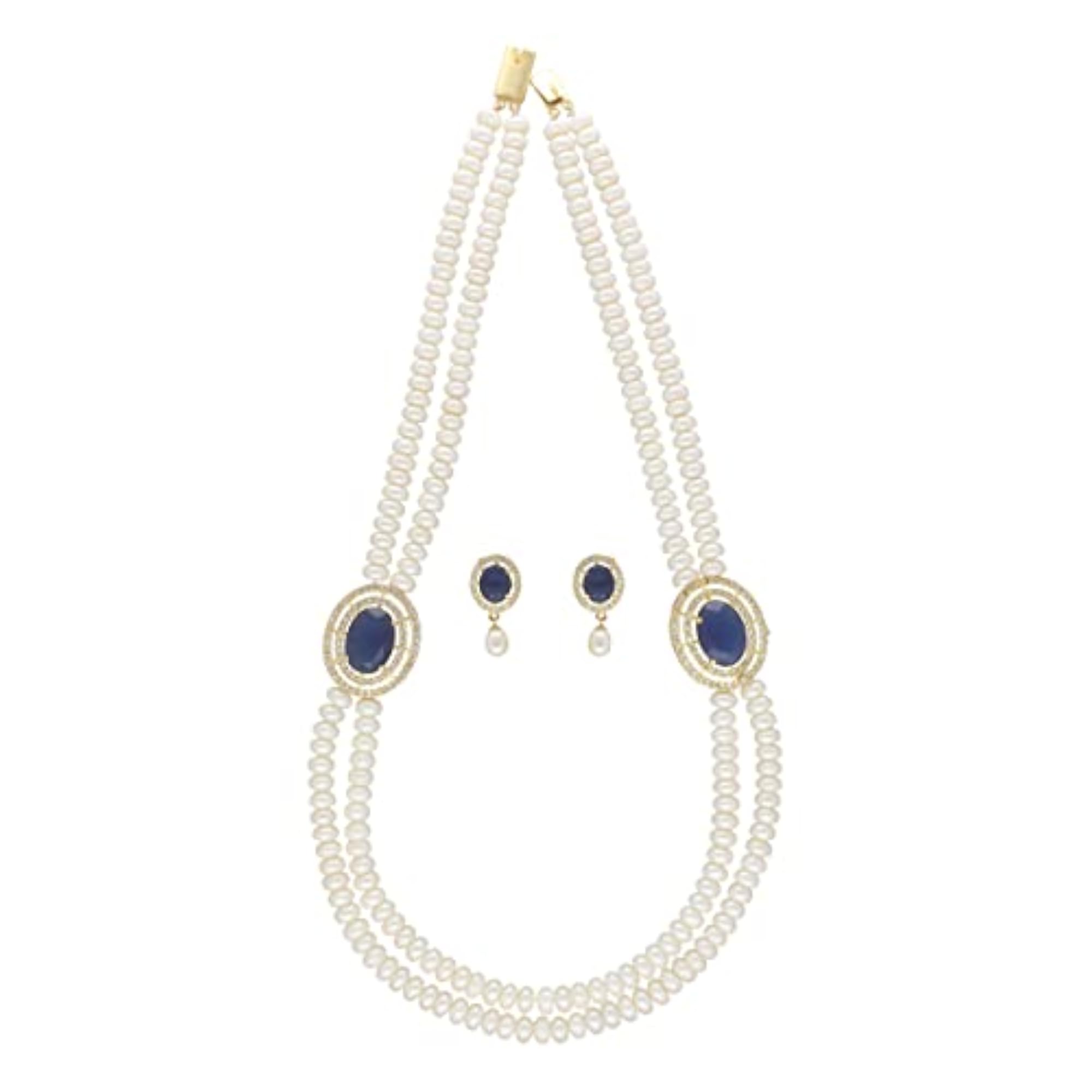 Women's Pure Devotion Pearl Necklace Set, Timeless Gift