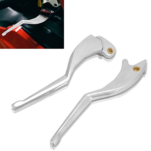 Poignée de frein d'embrayage en aluminium argent usiné pour moto custom Indian Scout 15-16