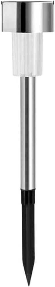 Solar Garden Light Outdoor Solar Powered Lamp Waterproof Landscape Lantern Lighting for Pathway Patio Decorative 10/30Pcs(Silver-RGB,10Pcs)