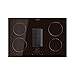 Produktbild AD7744 - Glaskeramikkochfeld mit 4 Kochzonen - Induktion - Energieklasse C - Zentrales Touch Control Bedienfeld - 9 Leistungsstufen - Slim Format - Cata, Schwarz