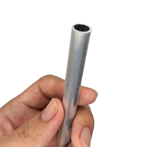 WUDOLI Andamios de aluminio con postes de tubo redondo y canal de soplado ligero de 20 mm, 21 mm, 22 mm, 24 mm, 25 mm, 26 mm, 28 mm, 30 mm y 32 mm Industria(500mm 26x1.5mm)