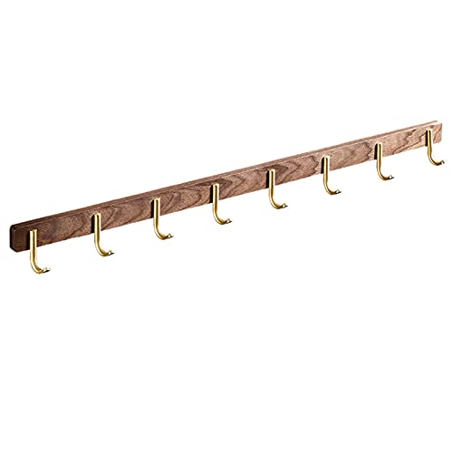 Patères pour porte-manteau mural en bois et aluminium ZXQUEGF pour l'entrée et les vêtements
