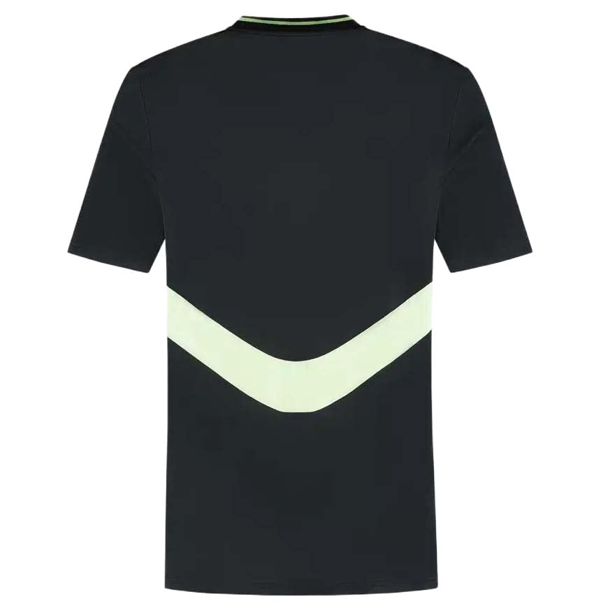 DUNLOP Départ 1 du pour Hommes – Noir/Vert Clair | T-Shirt de Tennis de Performance/Padel
