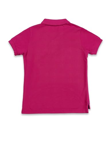 Image of U.S. Polo ASSN. Knitted Boys Polo T-Shirts - Soft Cotton Fabric, Ribbed Polo Collar, Regular Fit T Shirt for Kids