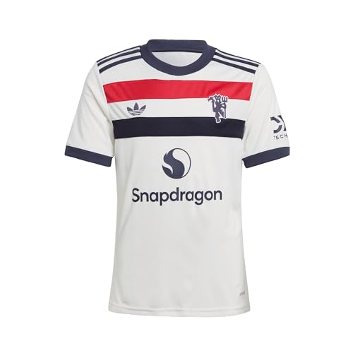 Image of adidas Manchester United 24/25 Third Jersey Kids, Recycled Polyester, White