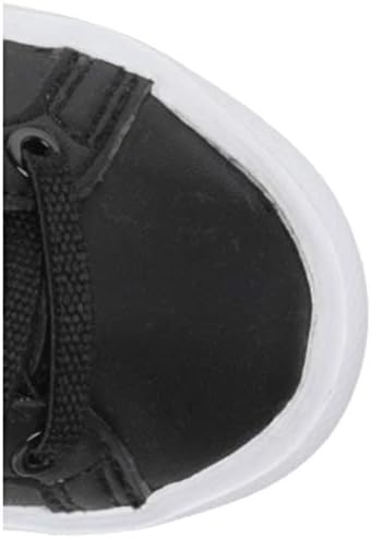 Lacoste unisex child Kid's Powercourt Sneaker, Black/White, 8 Toddler US | Image 4