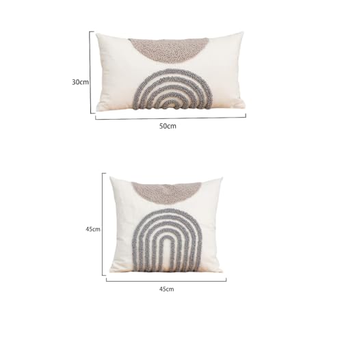 Kit 2 Capas de Almofada 45x45cm Decorativas Para Sofá Cama Artesanato de Bordado lindamente,Travesse