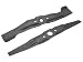 Produktbild SECURA 2x 53cm Messer kompatibel mit Honda HRX 537 / HRX 537 C1 / HRX 537 C2 / HRB 535 / HRD 536 / IZY 53 ersetzt 72531-VH7-000/72511-VH7-000
