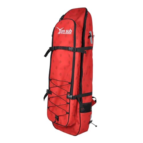 Aletas para snorkel fáciles de poner con compartimentos de orden