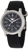 Seiko セイコー Men's SNK809 "Seiko セイコー 5" 自動巻 オートマチック Watch with Black Canvas Strap 男性用 メンズ 腕時計 （並行輸入）