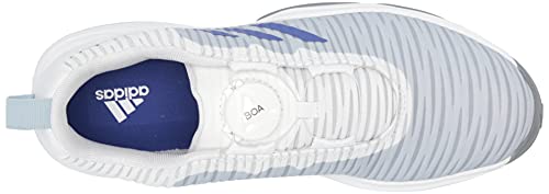 Adidas Boy's Codechaos Recycled Polyester Boa Golf Shoes, White/Night Flash/Halo Blue, 3.5 Big Kid #TOP4