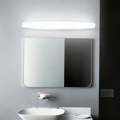 Apliques de pared LED moderno de aluminio de 59cm para espejo de baño y pasillos