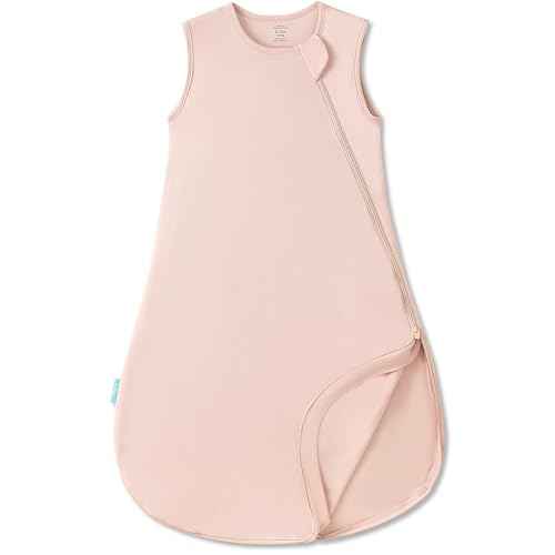 Image of PurComfy Summer Sleep Sack, 0.5 TOG Bamboo Viscose Baby Wearable Blanket with 2-Way Zipper, Soft Breathable Baby Sleeping Bag
