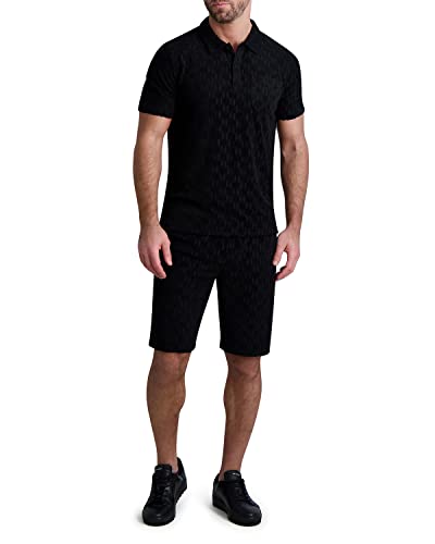 Karl Lagerfeld Paris chemise luxe homme en tissu éponge bouclette haut de gamme