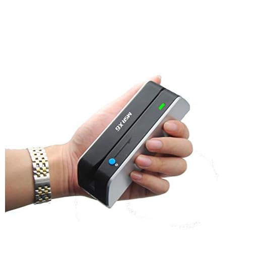 MSR X6 Bluetooth VIP Card Swiper Reader Writer Encoder Hico 3 Tracks USB and Bluetooth