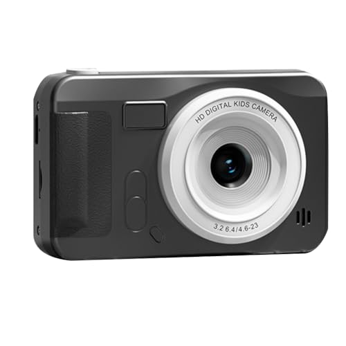 Sefdrert Fotocamera digitale 4K 44 Megapixel Fotografia HD CCD Viaggio Selfie Pocket Studenti Campus Selfie Camera Nero