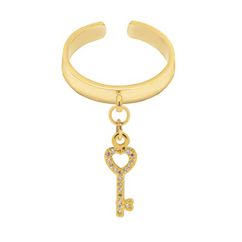 Image of Spinningdaisy Dangling Mighty Tiny Charm Adjustable Ring
