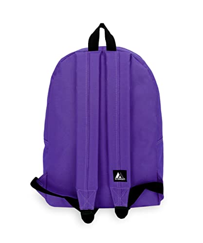 Everest Basic Backpack, Dark Purple, One Size