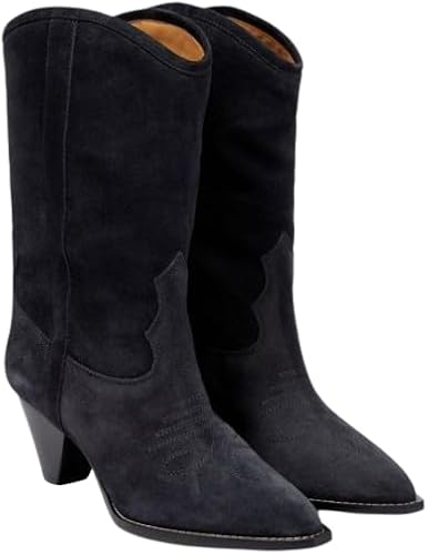 ISABEL MARANT Botas Vaqueras Negro Luliette de Segunda Mano