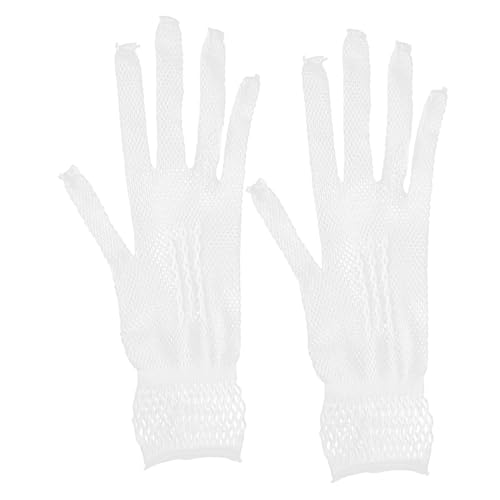 BESPORTBLE 1 Par Guantes de red de protección solar Guantes de verano guantes de rejilla guantes de boda guantes de mujer