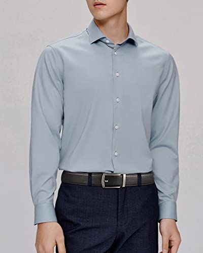 Click Ratchet Belt, Mens Leather Belt for Dress & Casual 1 3/8" Wide2