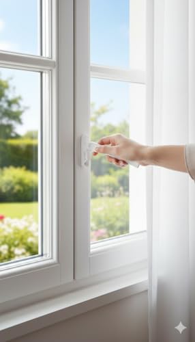 Image of Heavy Duty | Window Handle | Single Point Handle | White Premium | (UPVC) Right*