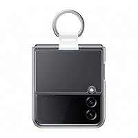 Samsung Galaxy Z Flip 4 Case | Clear Cover with Ring |Transparency