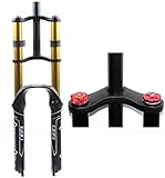 Mtb Bike Suspension Fork, 1-1 / 8 ", Viajes: 130mm.