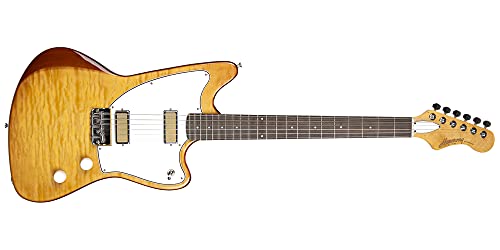 Guitare électrique Harmony Silhouette FLAME VN - Les Beatles, Paul McCartney, John Lennon, RIngo Starr, George Harrison Guitare électrique Harmony Silhouette FLAME VN