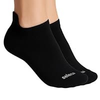 SELENE Meia Sapatilha Performance Protetor de Tênis Feminino Adulto, Preto, 34-39