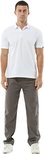 HOEREV Pantaloni Casual da Uomo in