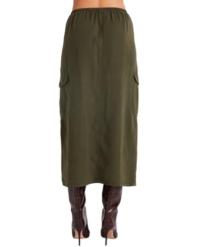 Herb-Toned Cargo Midi Skirt by Bella Dahl2