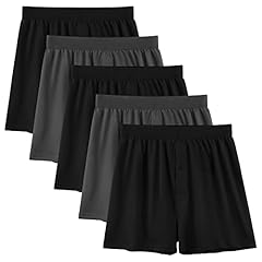 A: Black Boxer Shorts-5 Pack