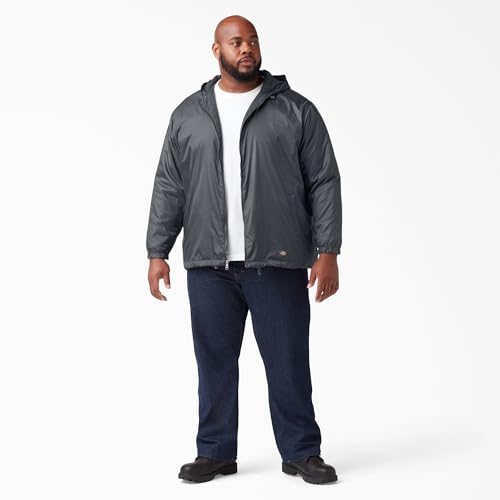 Image of Dickies Men's Fleece Lined Nylon Hooded Jacket